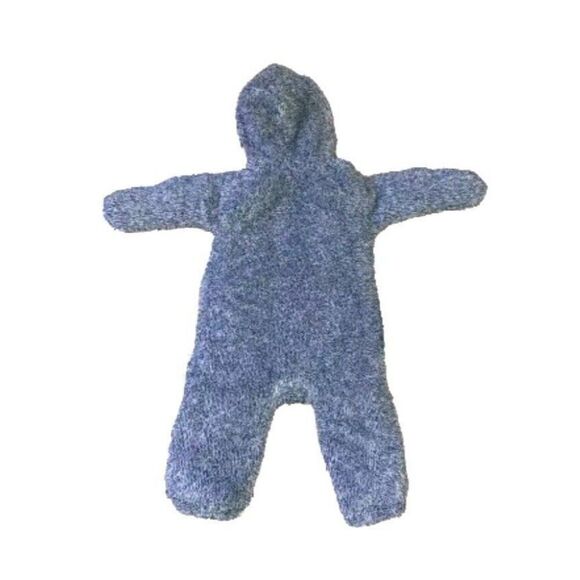 Koala Baby 9-12 Months Pram Hoodie Coverall Zip Blue Penguin Plush Outfit NEW - Picture 3 of 5
